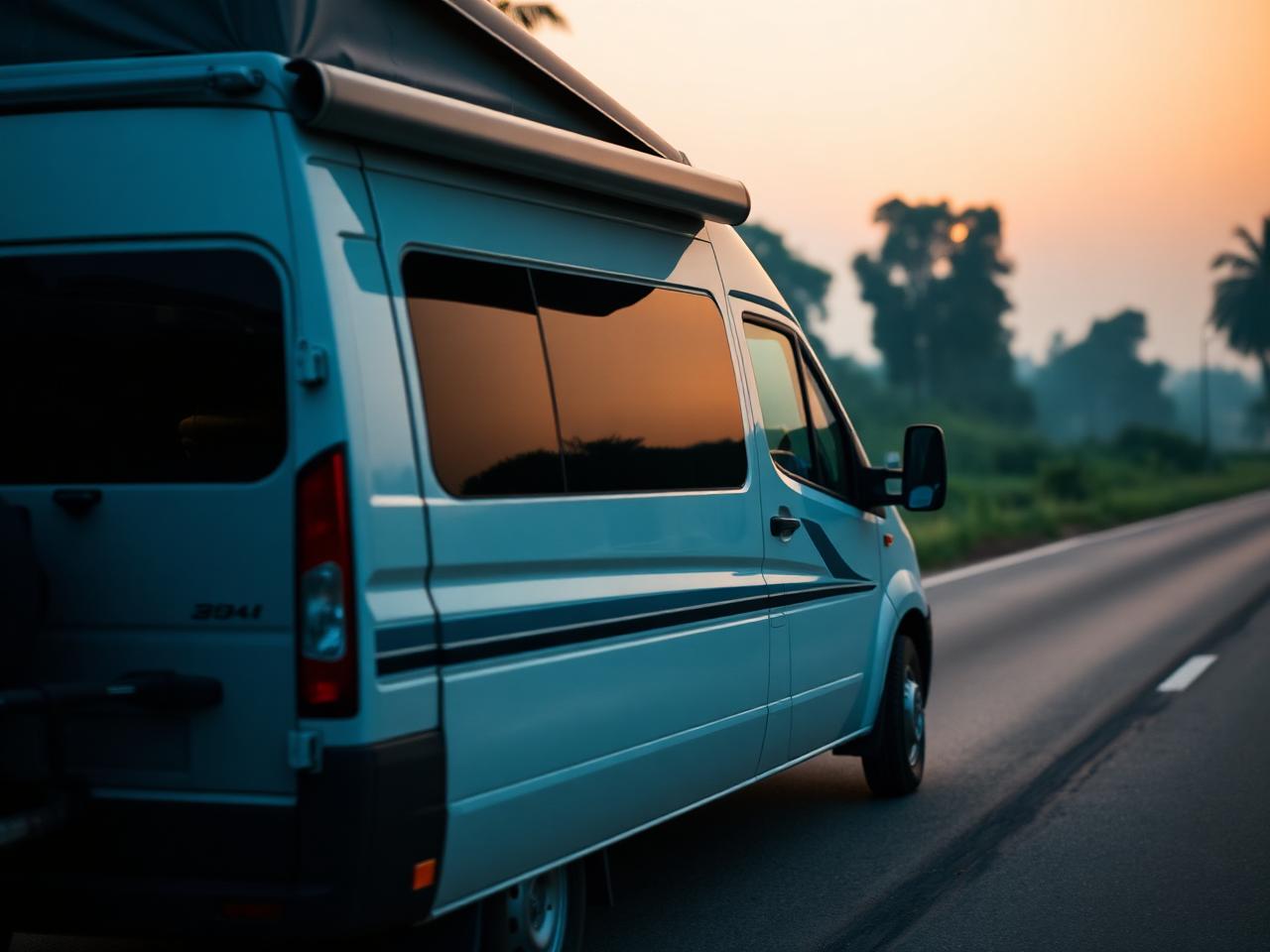 Yeldora Travels vehicle on a quiet road